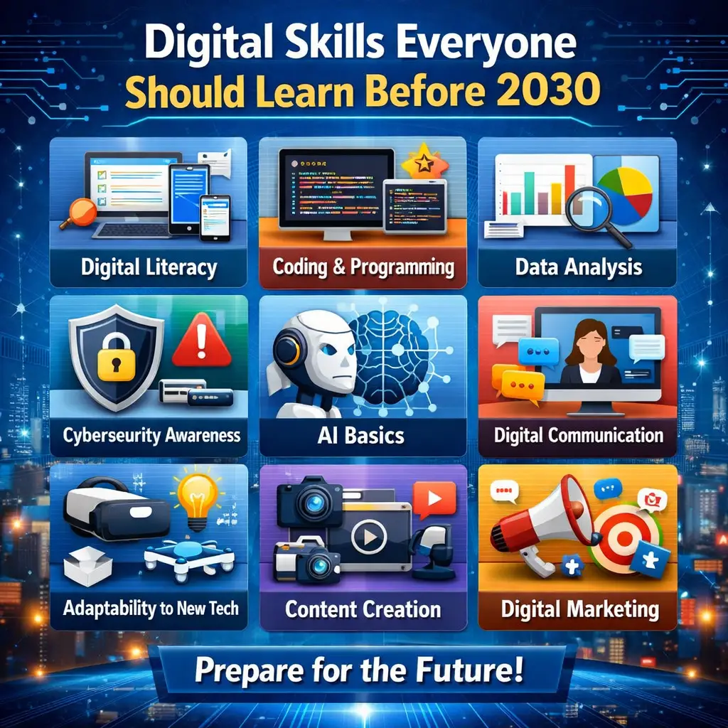 Digital Skills Everyone Should Learn Before 2030