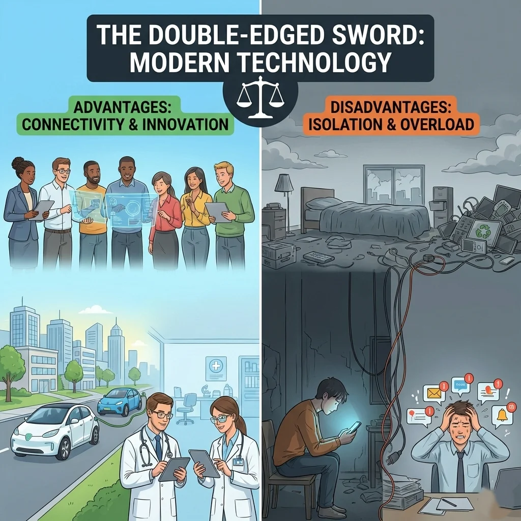 Advantages and Disadvantages of Modern Technology