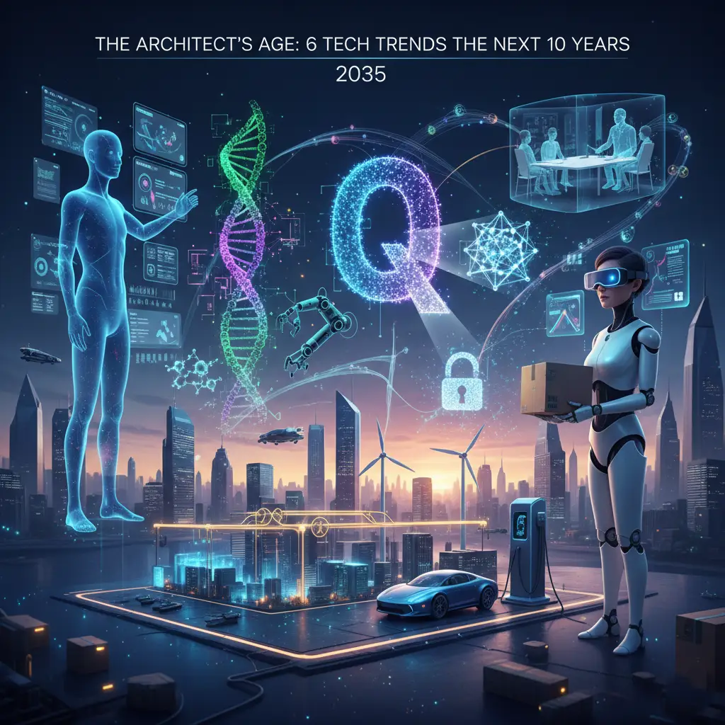 The Architect’s Age: 6 Tech Trends That Will Rewrite Reality (2025–2035)