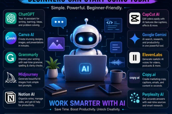 Top AI Tools Beginners Can Start Using Today